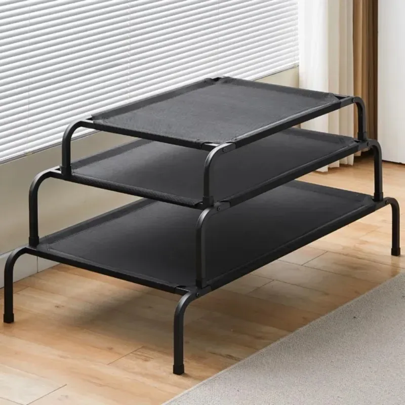 Cama desmontable a prueba de humedad para perros grandes, perrera para dormir, transpirable, con marco de hierro, para acampada de mascotas - imagen 3