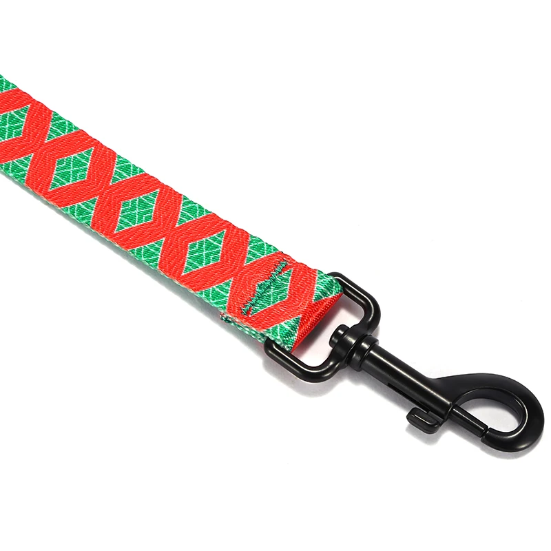 PLATTCO correa para mascotas personalizada con impresión de rejilla roja para correr, caminar en una correa para perros pequeños y medianos 5 tamaños PDL319 - imagen 4