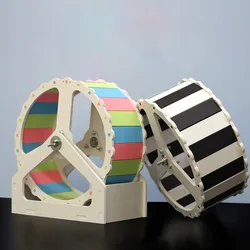 Rueda de ejercicio con soporte para hámster – Silenciosa y segura