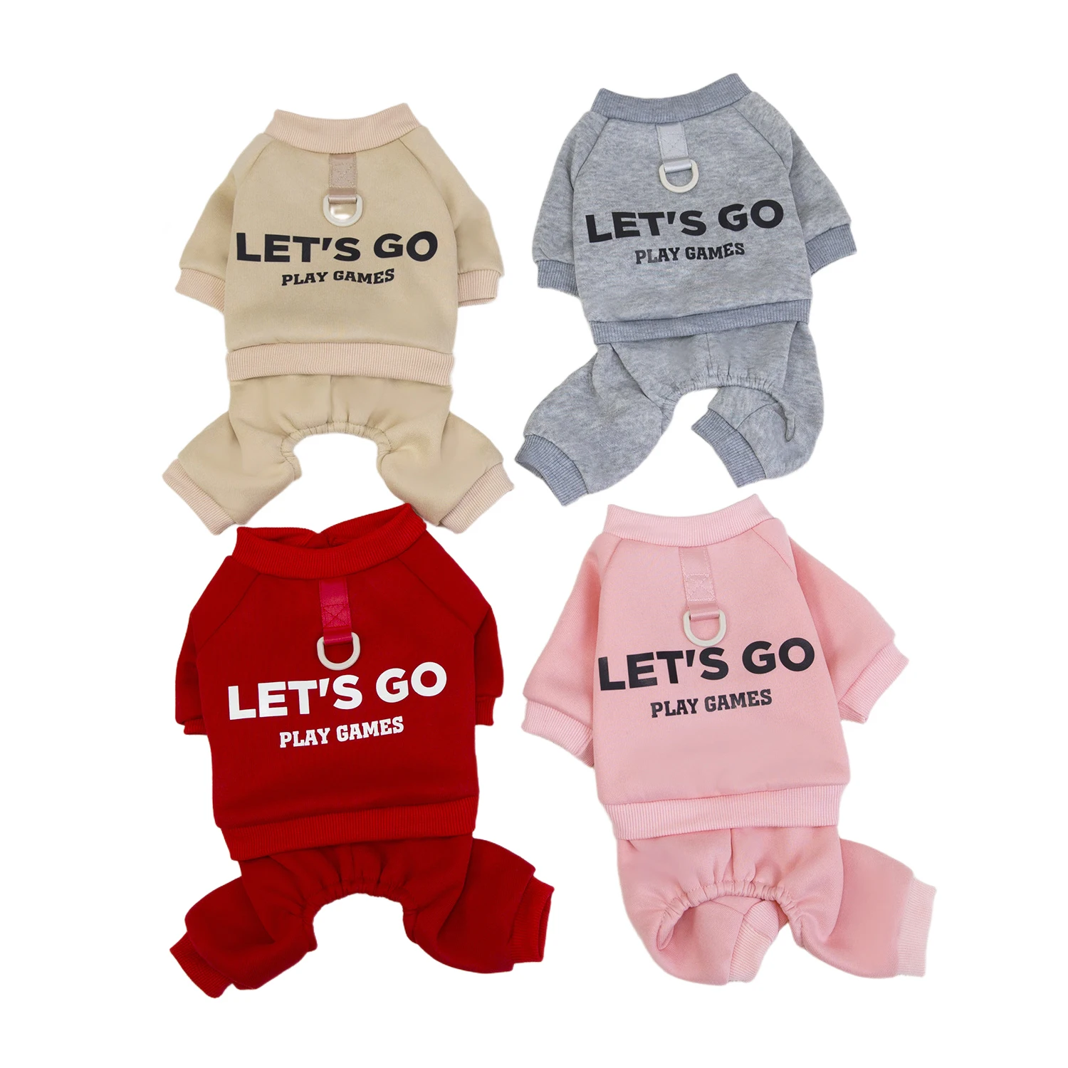 Sudaderas con capucha para perros, ropa de invierno para mascotas, abrigo con capucha para cachorros, chándal, mono con forro polar suave y cálido para perros pequeños, Chihuahua Yorkie - imagen 4