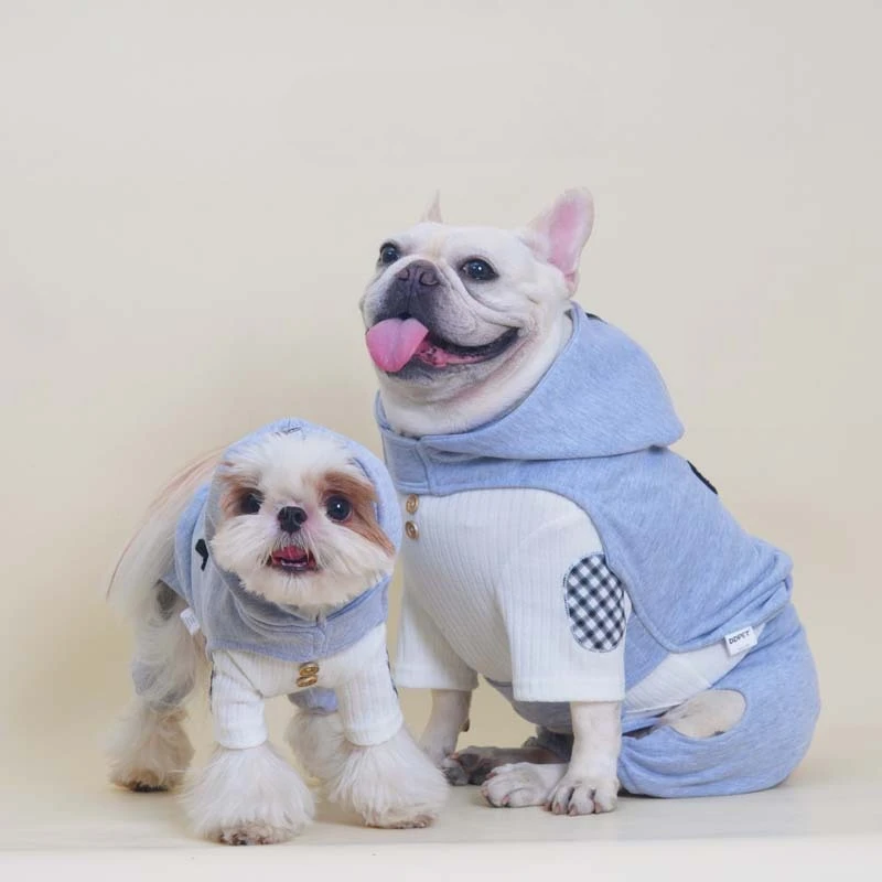 Mono de otoño e invierno para mascotas, Schnauzer Teddy, perro pequeño, ropa deportiva gruesa de cuatro patas, ropa para cachorros, abrigo de invierno para mascotas - imagen 4