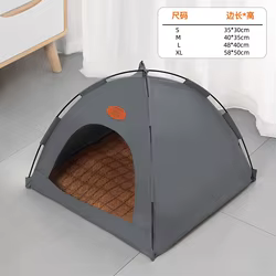 Casa plegable para mascotas: perros y gatos fresca y transpirable