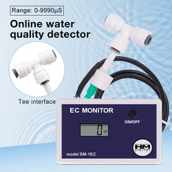 Medidor EC Digital para piscina - Monitor LCD 0-9990