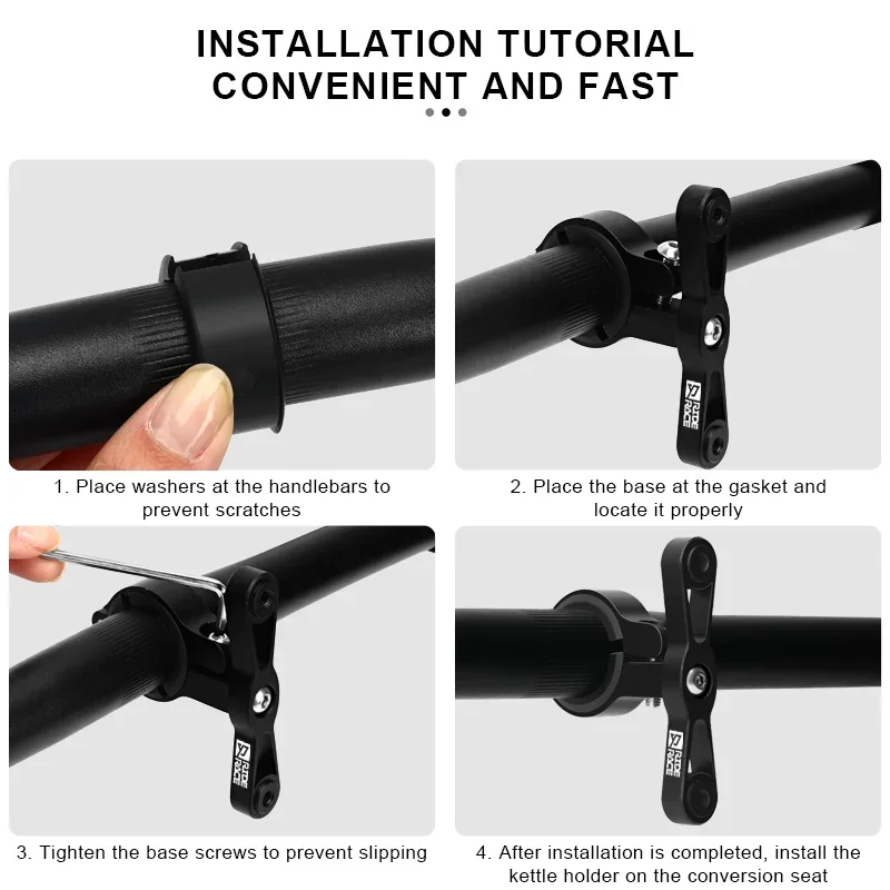 Adaptador portabidones para bicicleta de montaña y carretera - imagen 3