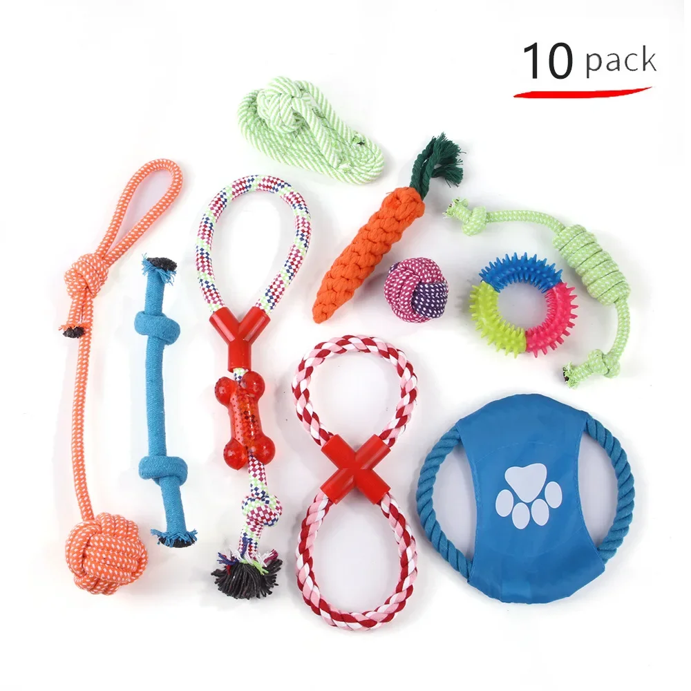 10pcs dog toys