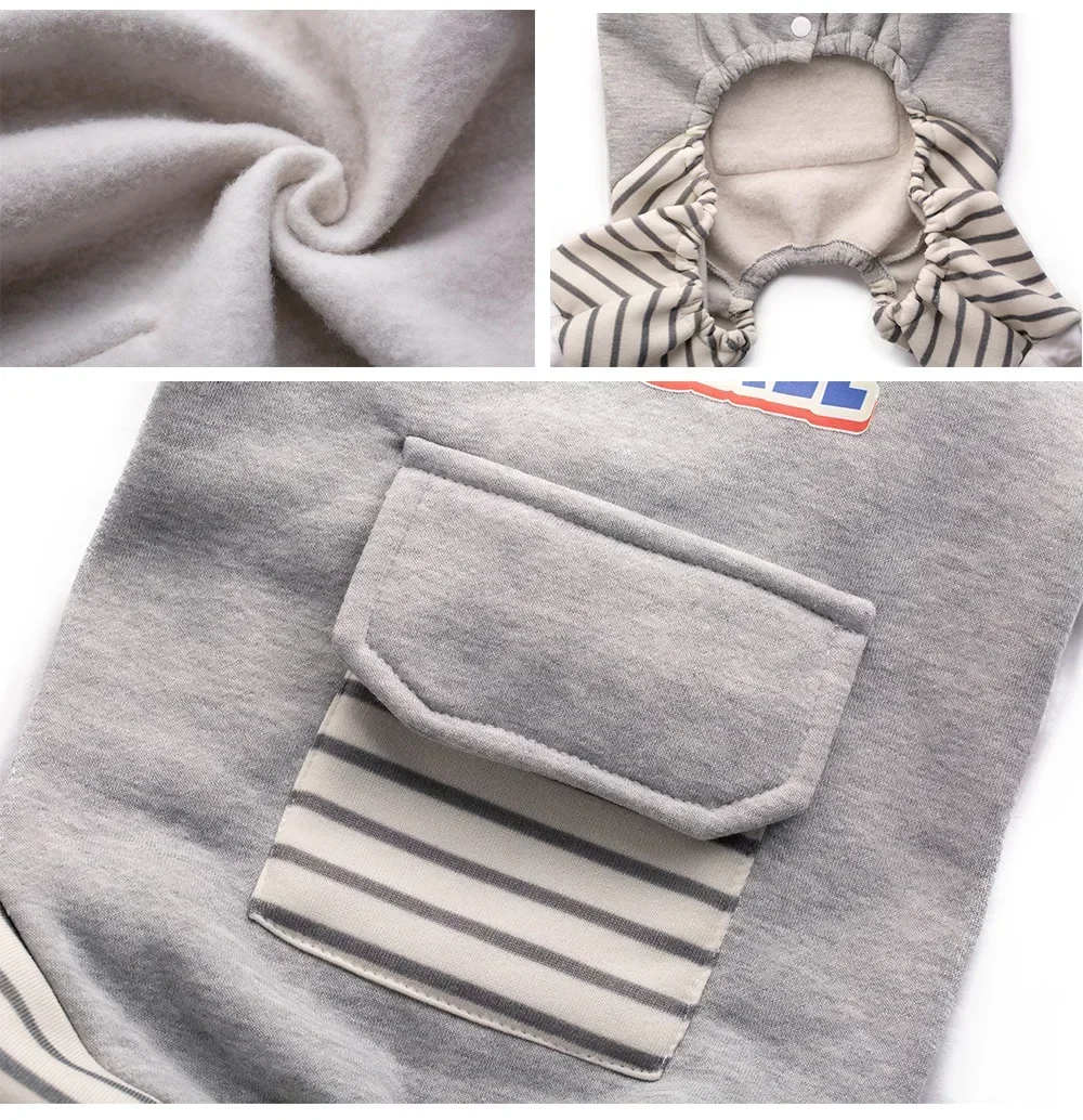 Ropa para perros grandes, mono de cobertura completa, pijamas, mono de manga larga para perros grandes, traje samoyedo Labrador Golden Retriever 3XL- 8XL - imagen 5