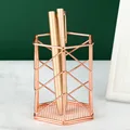 Hexagon rose gold