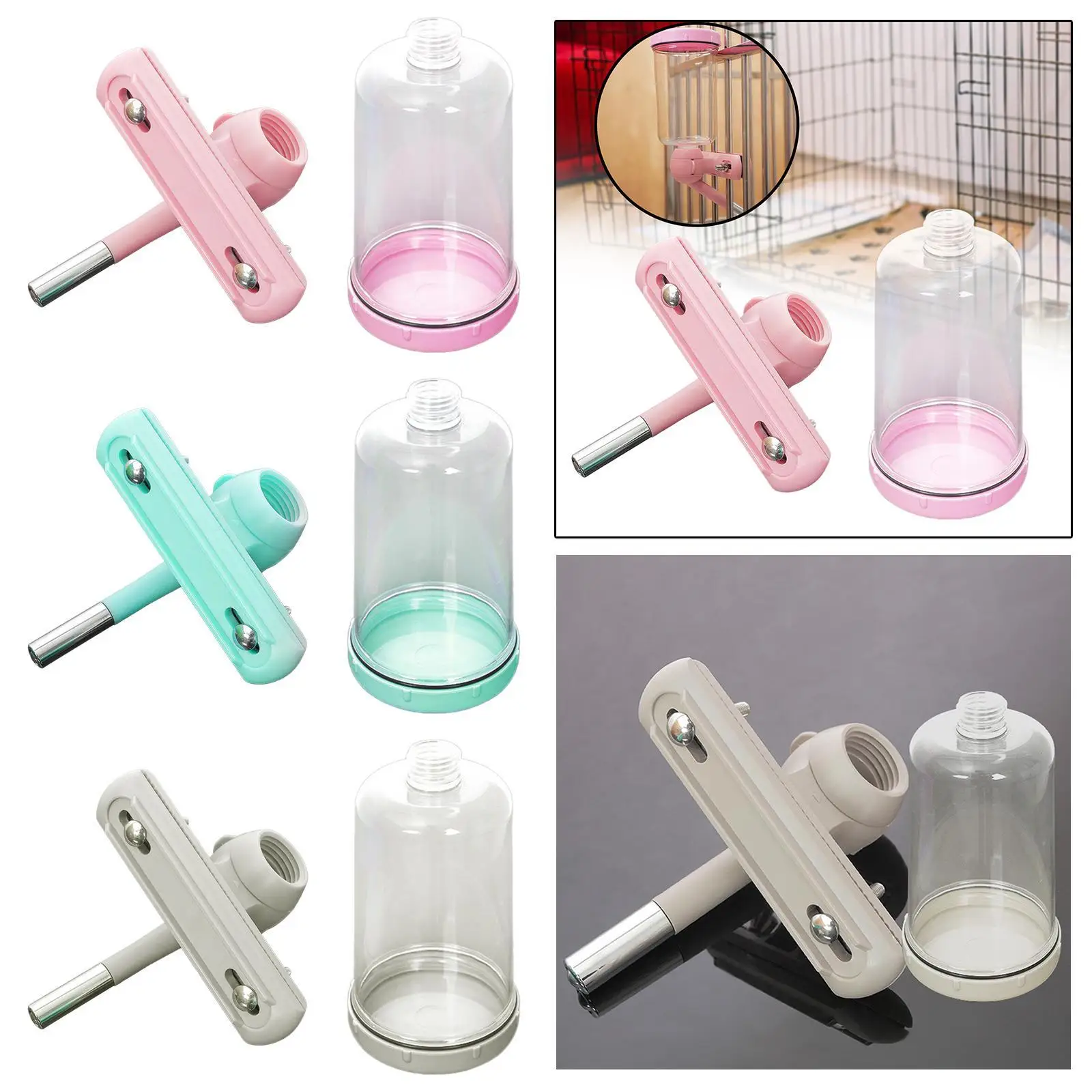 Pet Drinking Equipment Pet Supplies Water Dispenser, Hanging Extended Spout, Water Feeder Pet Drinkware for Dog Friends Gift.