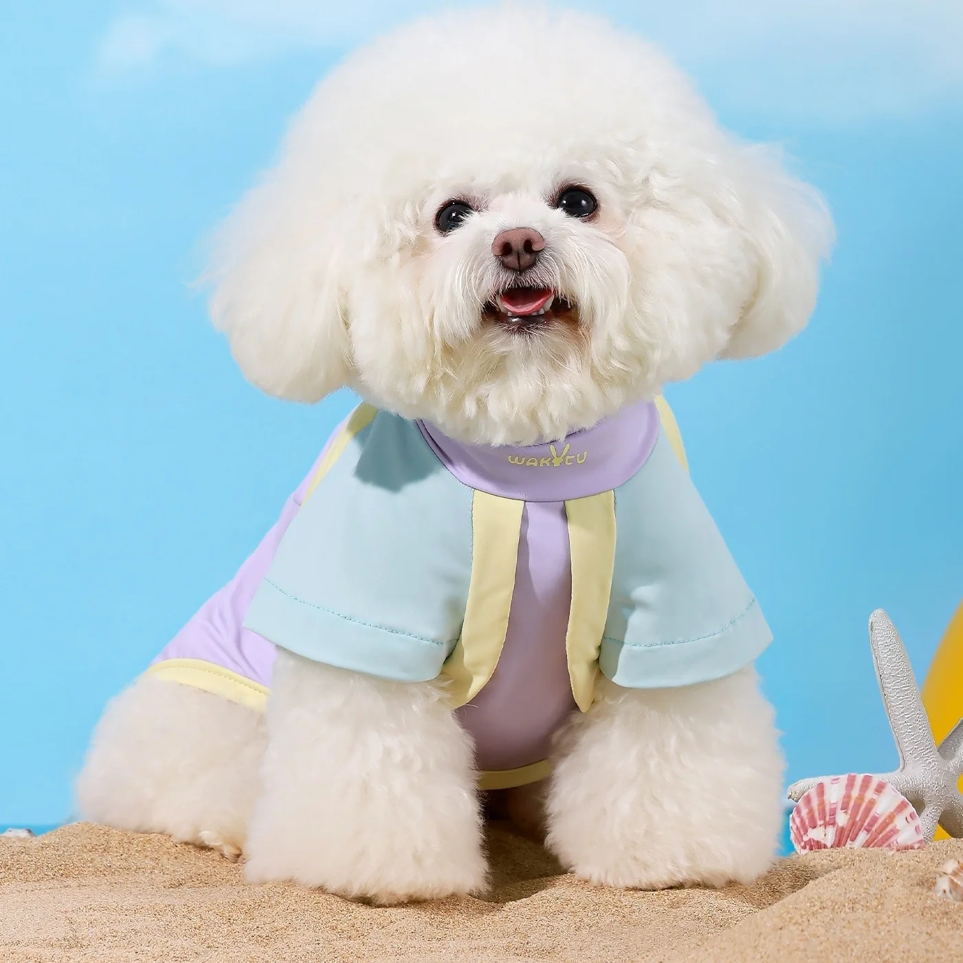 Ropa fresca de verano para mascotas, camisetas de secado rápido para perros pequeños, Bichons, Schnauzers, Yorkshire Terriers, ropa ligera para perros - imagen 2