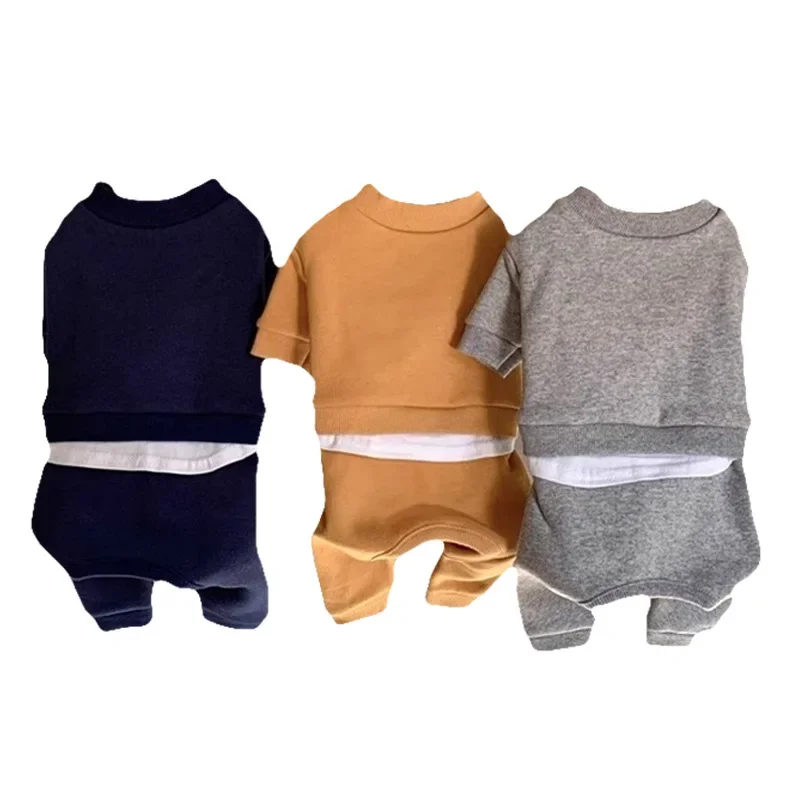 Mono para mascotas, ropa para perros pequeños, Sudadera con capucha informal y sencilla de cuatro patas, oso de peluche, ropa para perros pequeños y gatos, ropa para cachorros - imagen 5