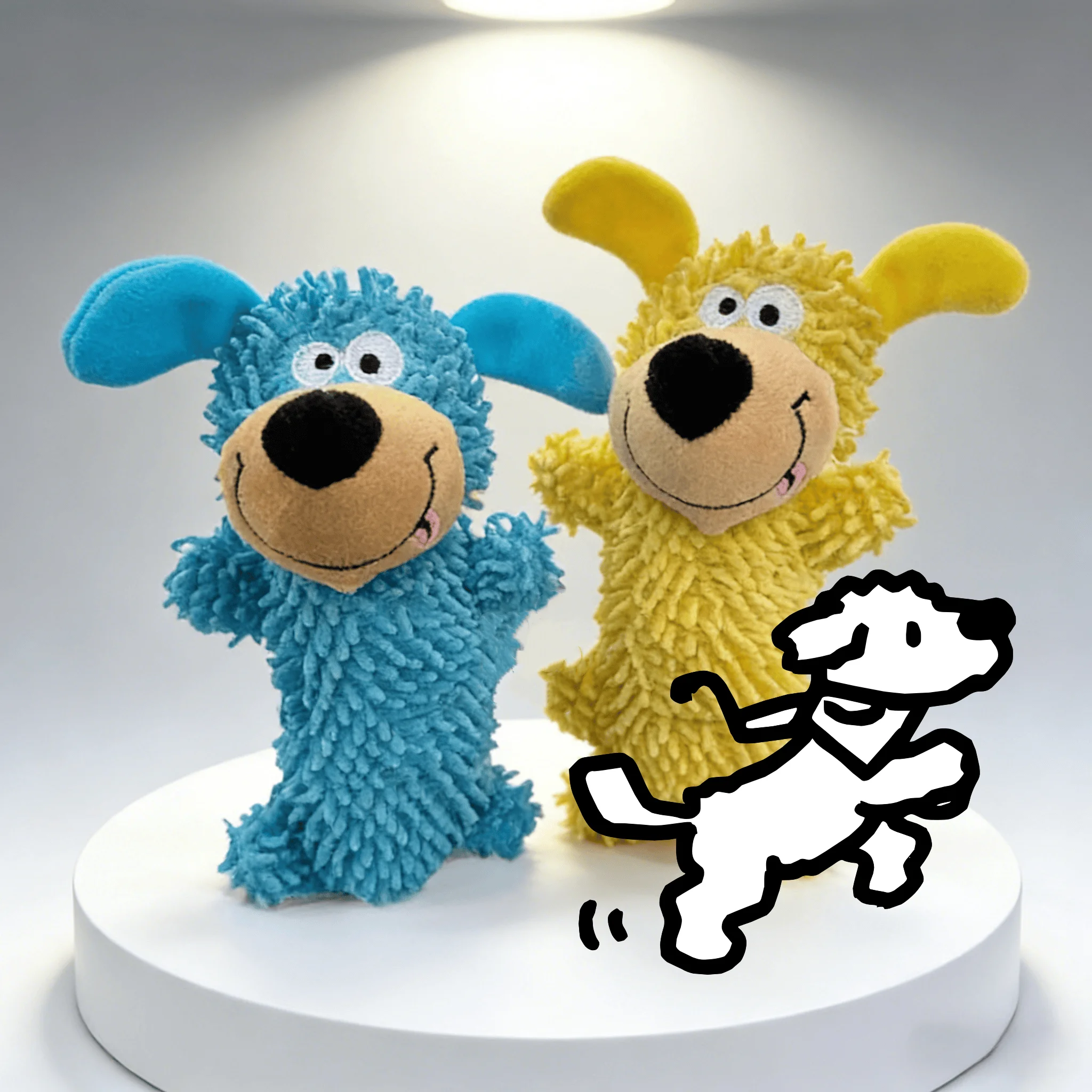 Juguete interactivo monstruo chirriante para perros mini y medianos - imagen 2