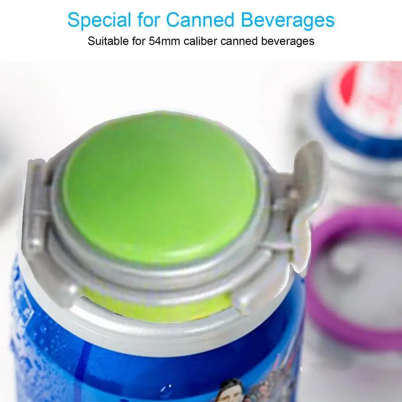 Tapas de sellado para bebidas enlatadas, sellador de latas pequeñas, reutilizable, a prueba de fugas, preservación, sin olor irritante, corrosión - imagen 5