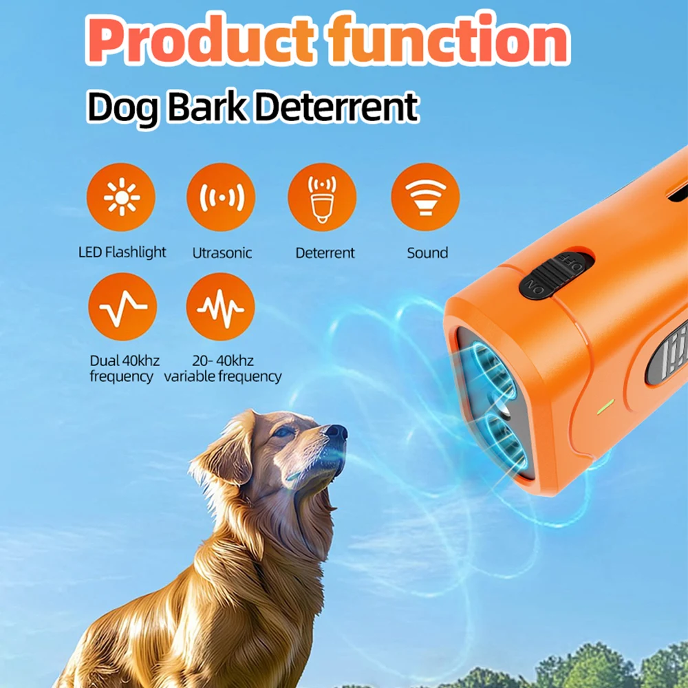 Antiladridos ultrasónico portátil para perro – Mini con doble cabezal - imagen 2