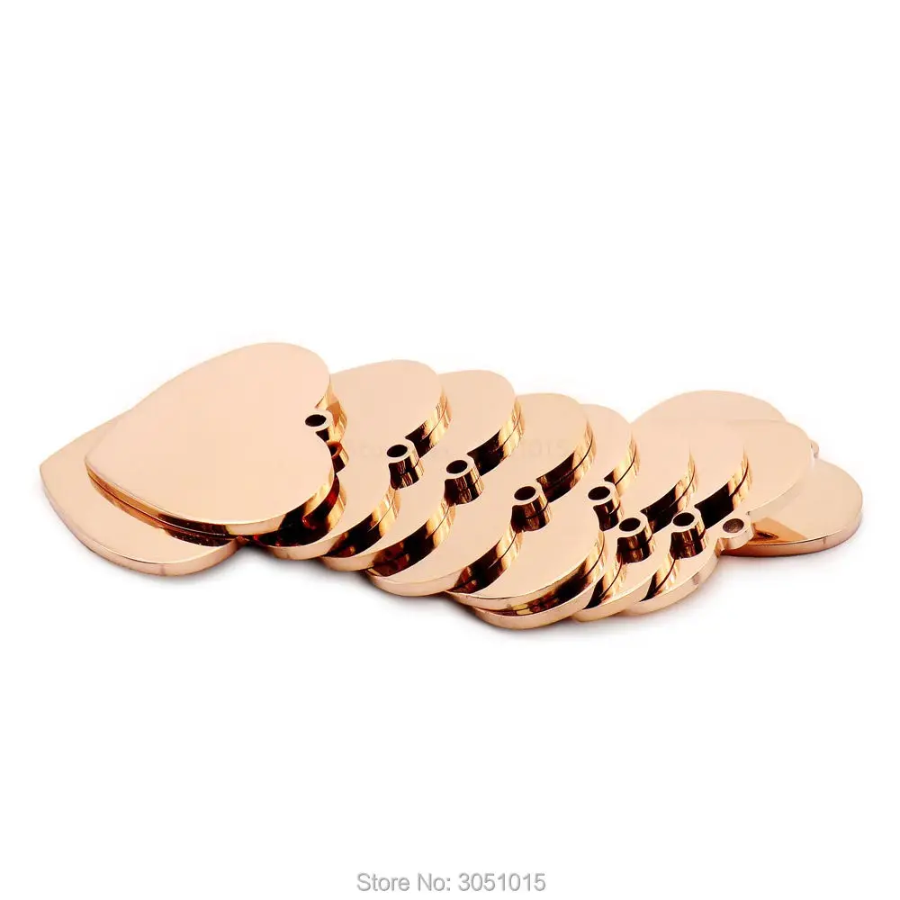 20 piezas de acero inoxidable para identificación de mascotas, etiqueta para gato, nombre, Collar para perro, etiqueta personalizada con nombre de corazón, teléfono, placa antipérdida de doble cara personalizada para mascotas - imagen 4