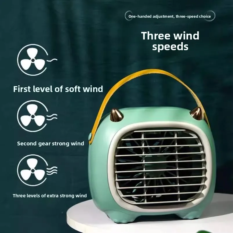 Mini aire acondicionado para cachorros y perros, artefacto de refrigeración de verano, ventilador con jaula para perros anticalor, se puede colgar, productos para mascotas - imagen 4