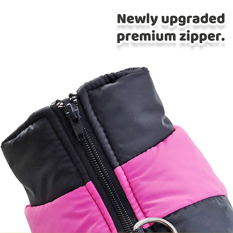 Chaqueta acolchada para perro, ropa cálida de invierno para perros, chaleco liso de lujo para cachorros, chaqueta suave para gato, abrigo, ropa para mascotas Bulldog Francés - imagen 4