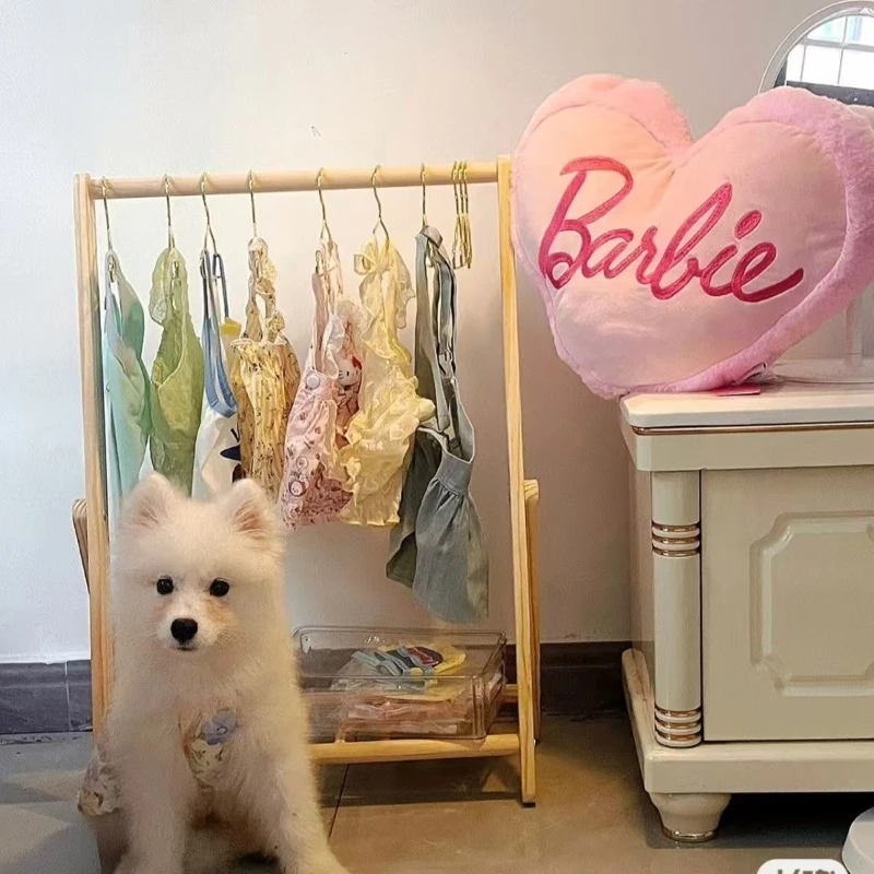 Perchas de madera para ropa de mascotas, colgador de tela para gatos, perros y gatitos, estante para ropa para perros grandes, soporte para accesorios para perros y gatos - imagen 3