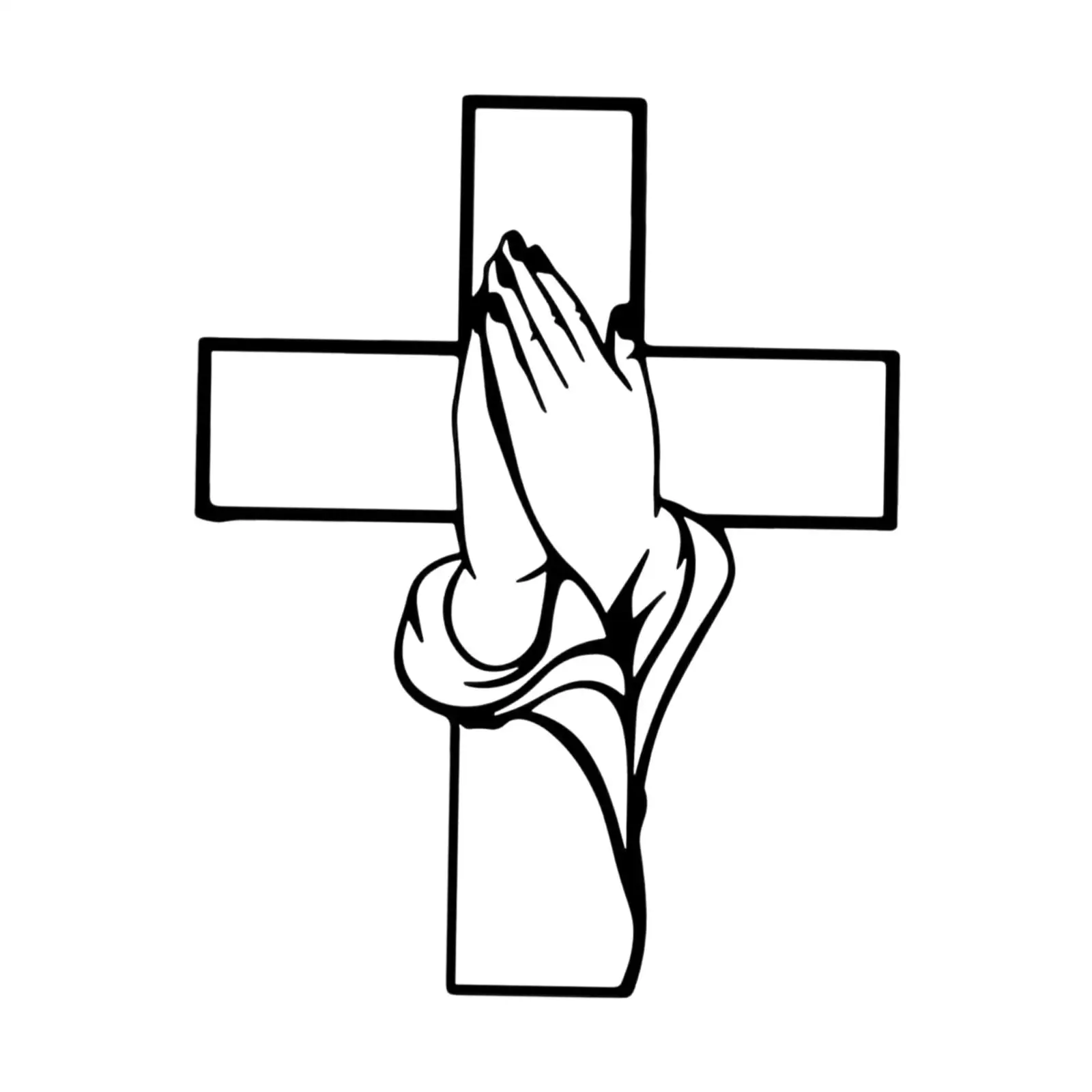 Artistic Iron Cross Wall Hanging Modern Sculpture Object Interior Decoration for Home Office Bedroom Prayer Centerpiece