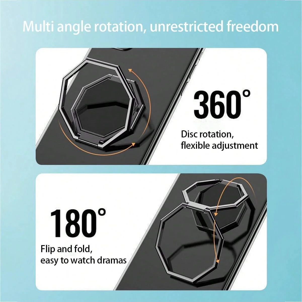 Soporte magnético giratorio para coche – Plegable y ultrafino - imagen 4