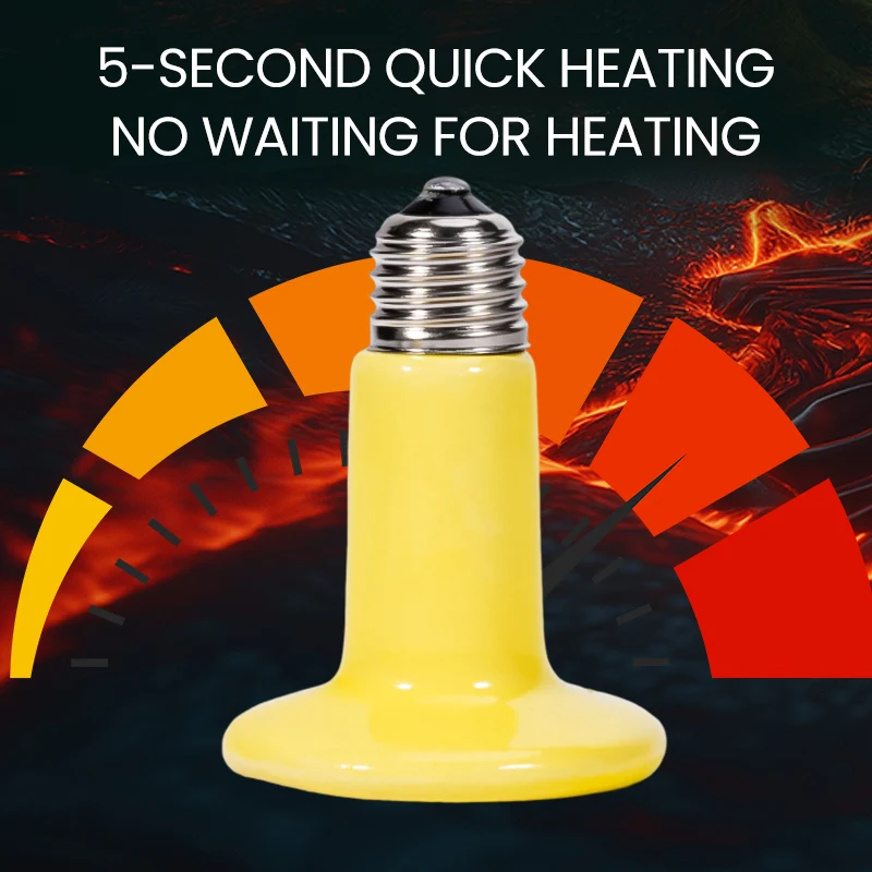 Lámpara de calor cerámica 220V para gatos y perros – Bienestar - imagen 2