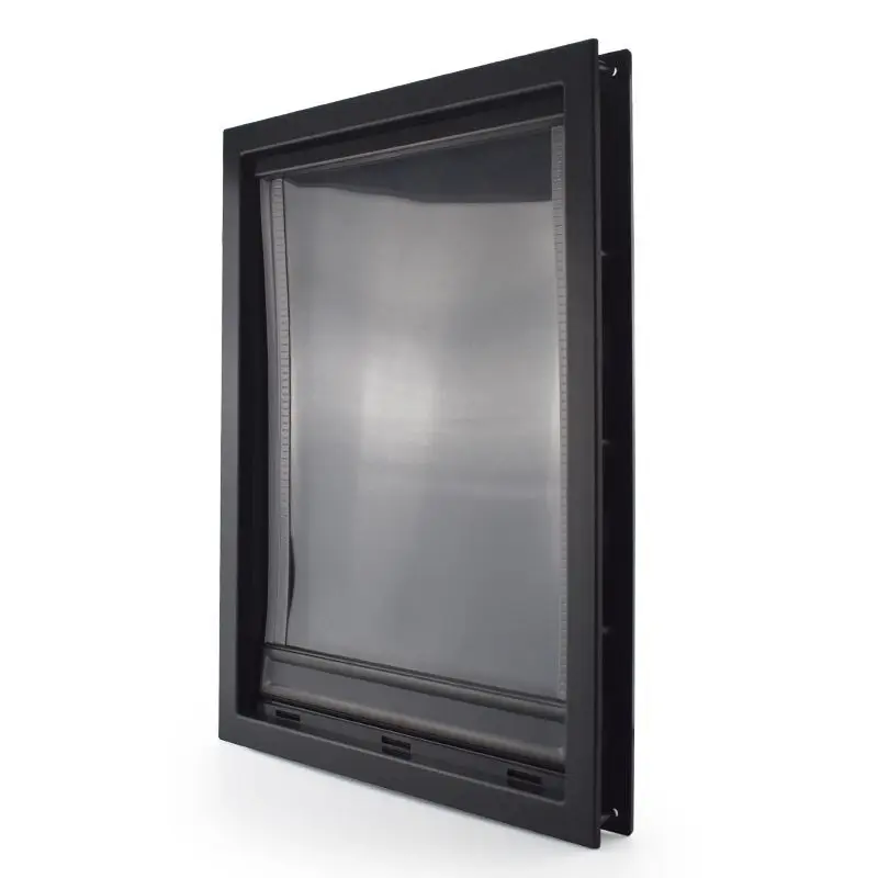 Imán de salida de entrada gratuito, posicionamiento para puerta de perro, gato, cachorro, mascota, fijación de tornillo, puertas de seguridad duraderas de varios tamaños para puerta de casa - imagen 3