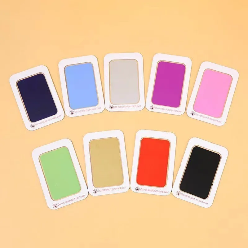 Kit de almohadillas de tinta, almohadilla de huellas y huellas sin tinta sin desorden con tarjetas de impresión, adecuada para bebés y mascotas, recuerdo perfecto - imagen 2