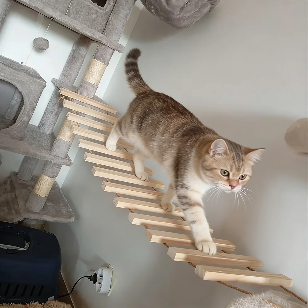 Puente de pared para gatos