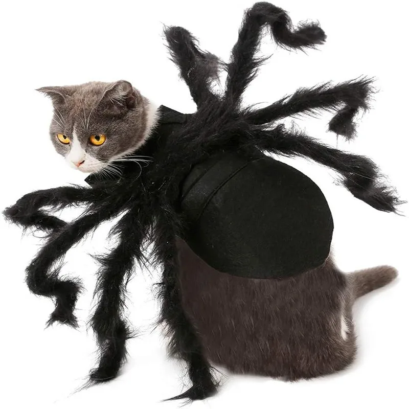 Ropa de Halloween para perros y gatos, disfraz divertido de araña, disfraces de fiesta para perros pequeños y medianos - imagen 5