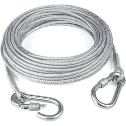 Correa extensible doble para perros - Cuerda entrenamiento exterior