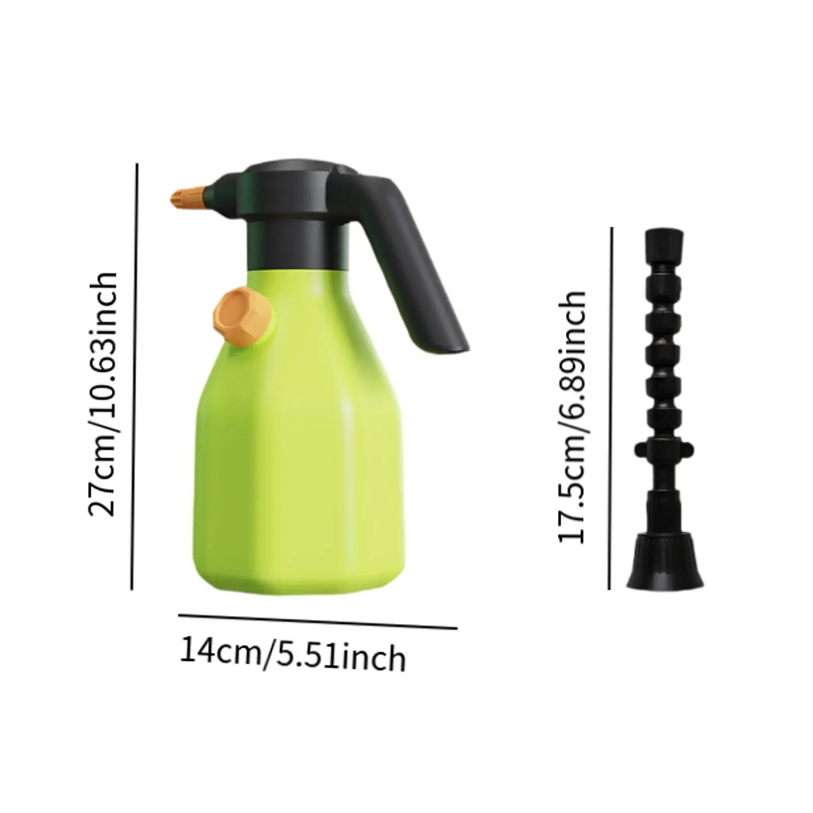 Electric Sprayer 2L Portable Multifunctional Convenient Water Inlet Water Sprayer Bottle Garden Sprayer for Gardening Cleaning