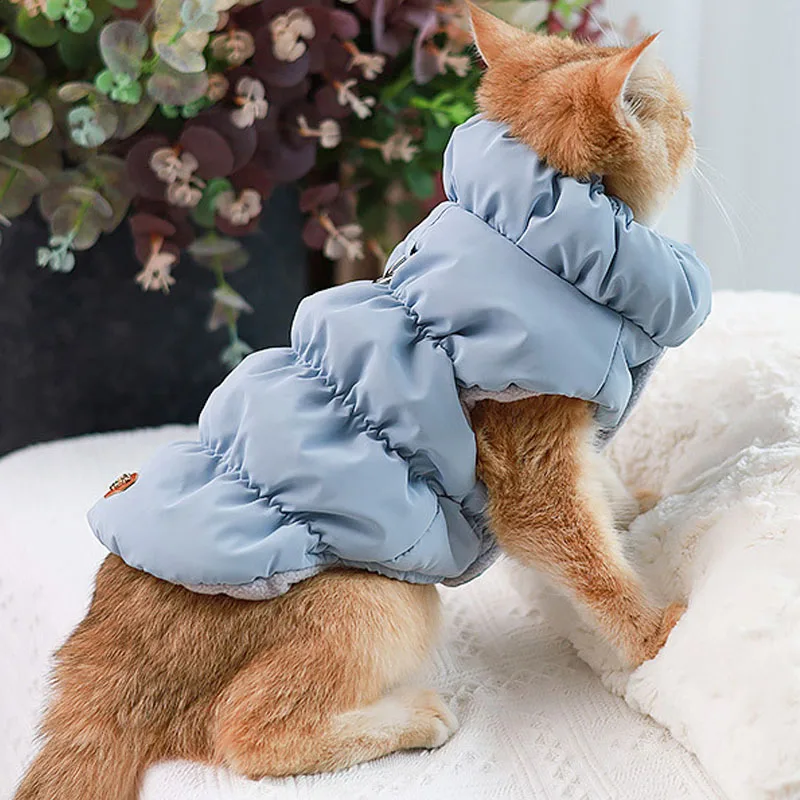 Ropa cálida para perros, chaleco de invierno, chaqueta para perros pequeños, ropa para Chihuahua, disfraz sin mangas, abrigo para perros, chaqueta XXL - imagen 5