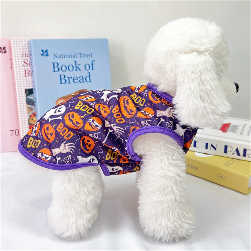 Chaleco de verano para perros y gatos, ropa transpirable de malla para mascotas para perros pequeños, Chihuahua, Yorkshire, cachorro, gatito, disfraz de Halloween - imagen 4