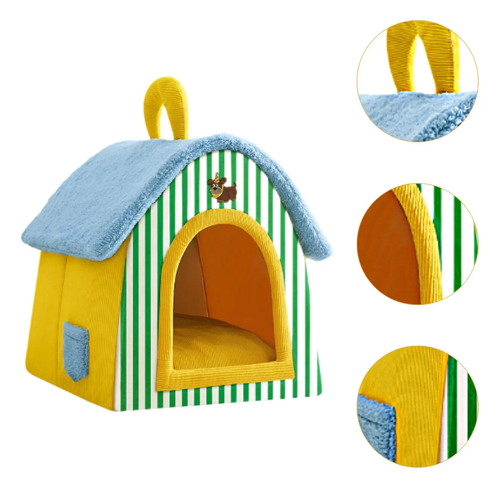 Cat Bed Tent Cute Pet Cat Nest Washable Comfortable Cat House Pet Sleeping Bed for Small Animals Kitty Dogs Cat Best Gift