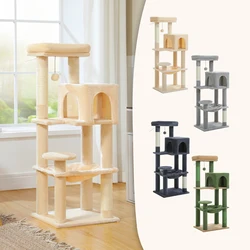 Árbol rascador para gatos 5 niveles con sisal y plataformas suaves