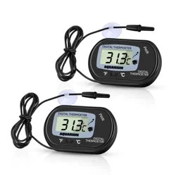 Termómetro digital para pecera con ventosa y pantalla LCD