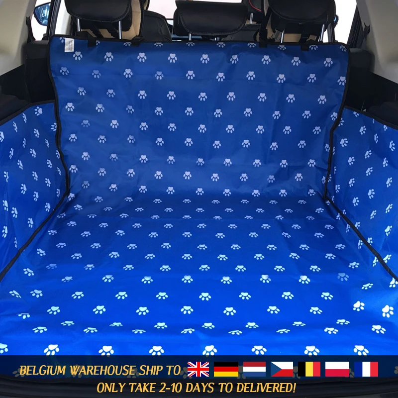 CAWAYI KENNEL portadores de mascotas cubierta de asiento de coche para perros cubierta de alfombrilla para maletero Protector de transporte para gatos perros transportin perro autostoel hond - imagen 5