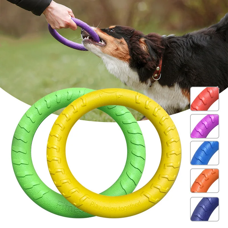 Juguete látex con anillos para perros – Masticable y resistente - imagen 2