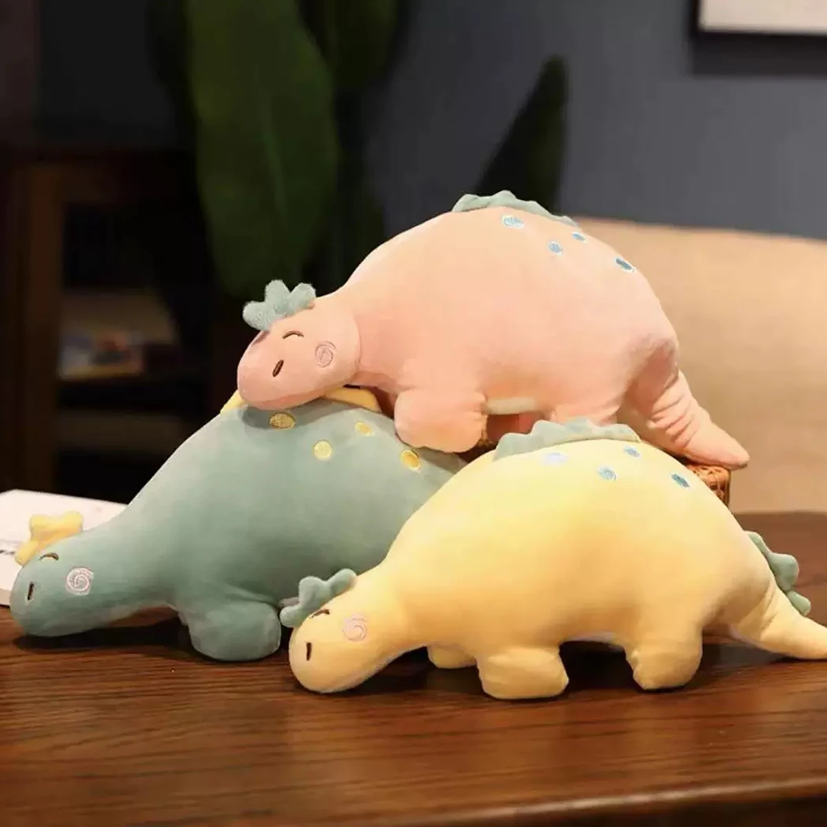 Juguete peluche dinosaurio para perros pequeños y medianos - imagen 4