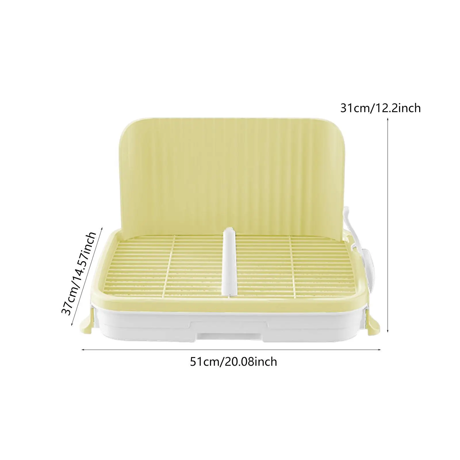 Dog Toilet Training Toilet Pet Cat and God Mesh Potty Tray Pet Training Pad 20.08''x14.57''x12.20''