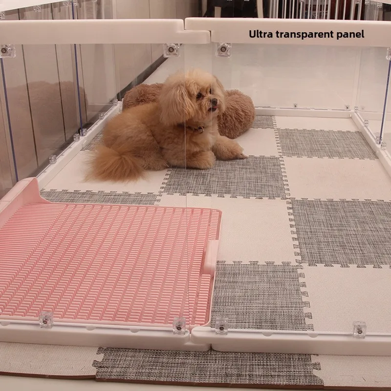 Balcón transparente para mascotas, valla interior para perros y gatos, carcasa combinada empalmada, suministros de productos para mascotas, accesorios de jaulas impermeables - imagen 3