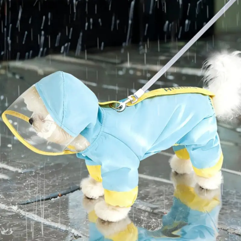 Impermeable reflectante para perros pequeños y medianos bloques color - imagen 4