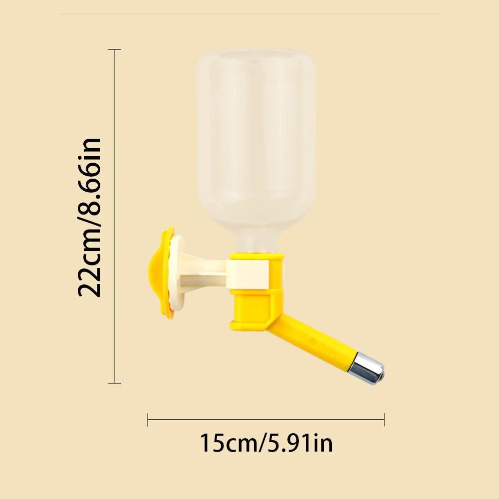 Dispensador de agua colgante para mascotas, hervidor automático de agua para gatos y perros, cuenco de agua colgante a prueba de fugas, suministros para beber para mascotas