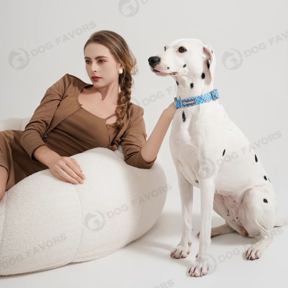 Collar de perro con patrones ajustables, conjunto de correa para perros al aire libre, correa colorida para caminar, Collar de nailon para mascotas para perros pequeños, medianos y grandes - imagen 3