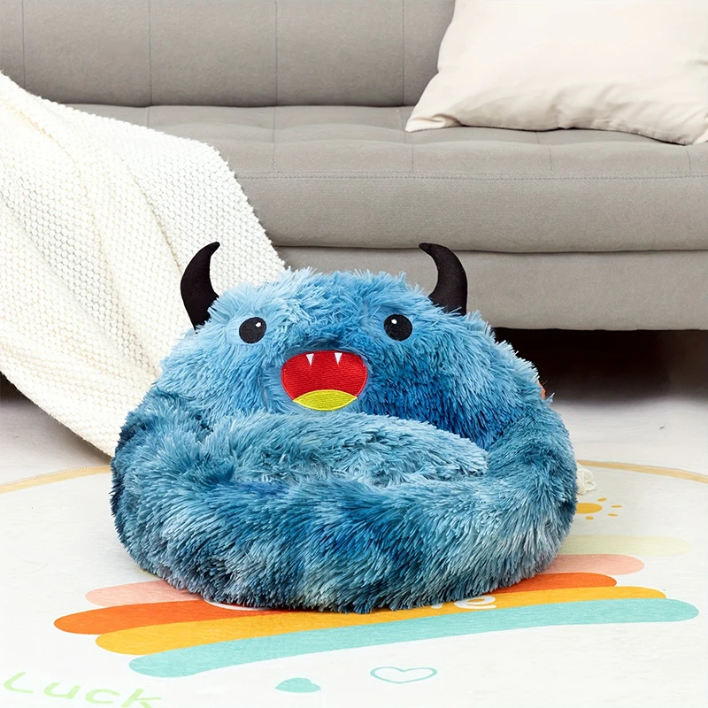 Productos para mascotas para gatos, cesta cálida para invierno, productos de Halloween, todos los accesorios de cama para perros, cojines para gatitos, alfombrilla para cachorros, casa - imagen 2