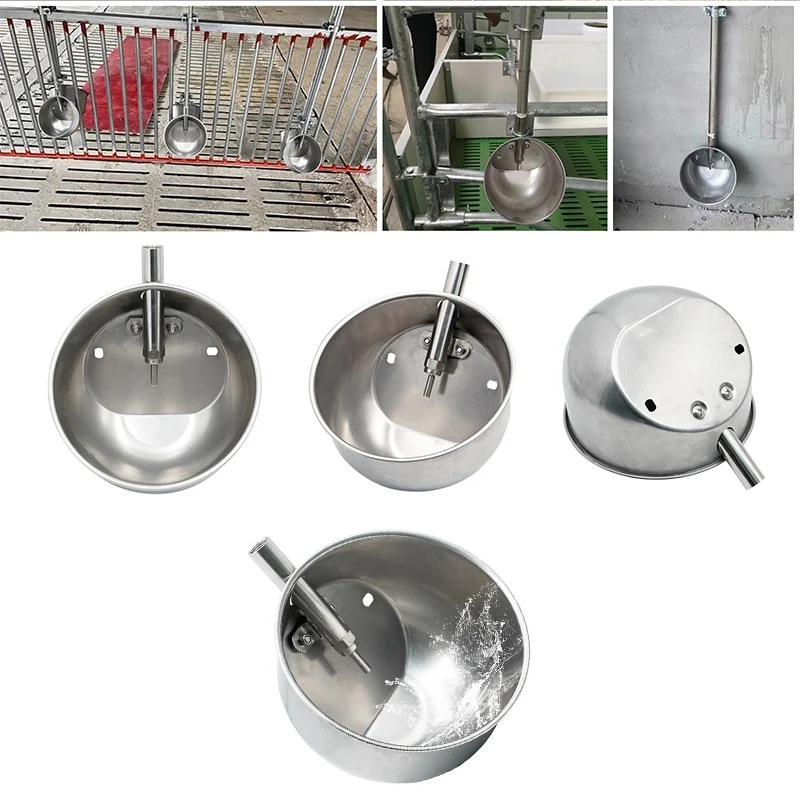 Bebedero automático acero inoxidable para cerdos y lechones
