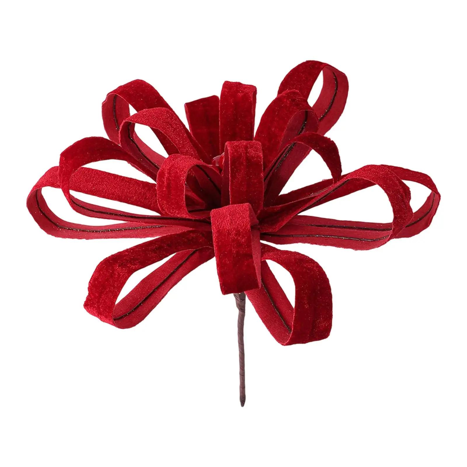 Christmas Artificial Flower Floral Arrangement Floral Pick Faux Flower for Party Gift Wrapping Xmas Garland DIY Crafts Christmas Artificial Flower Floral Arrangement Floral Pick Faux Flower for Party Gift Wrapping Xmas Garland DIY Crafts