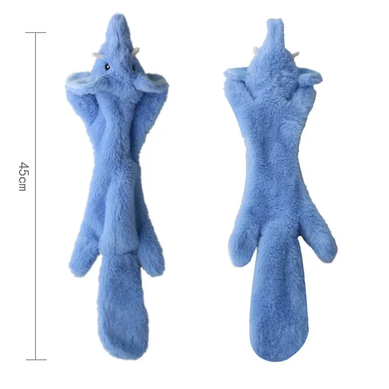 Nuevos juguetes de peluche de concha suave de cocodrilo para perros, juego al aire libre, juguete interactivo para perros chirriantes, sonido de sonido, juguete para masticar dientes de papel - imagen 5