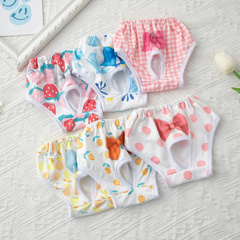 Pañales reutilizables para perros y mujeres, pantalones fisiológicos lavables para perros, pantalones transpirables para menstruación de mascotas para perros pequeños, 1/3 Uds. - imagen 3