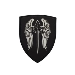 Parche con alas de ángel oscuro decorativo para gatos y perros