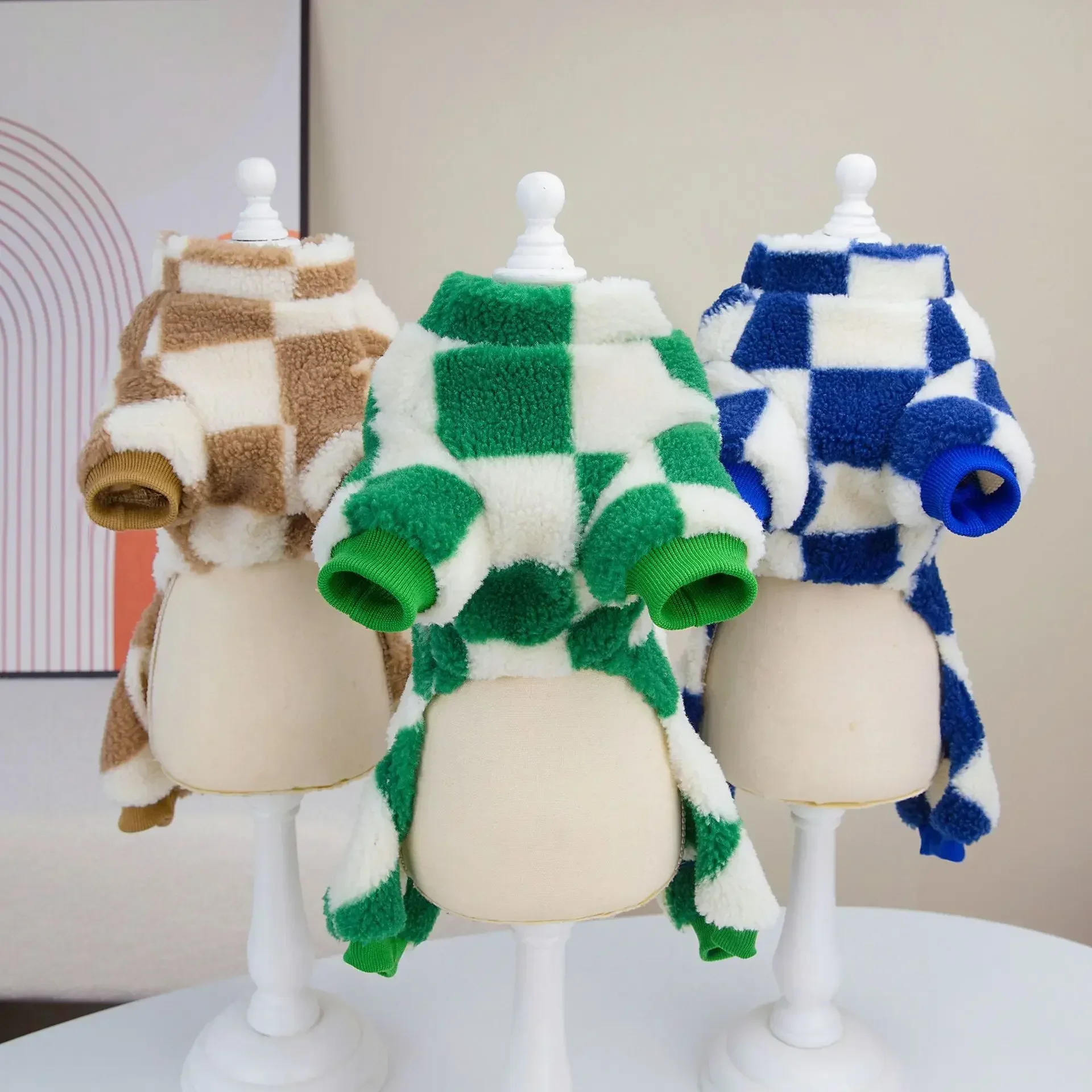 Ropa de lana suave para mascotas, chaleco para perros pequeños y gatos, ropa para cachorros, Bulldog Francés, Chihuahua, Shih Tzu, disfraz, accesorios para perros